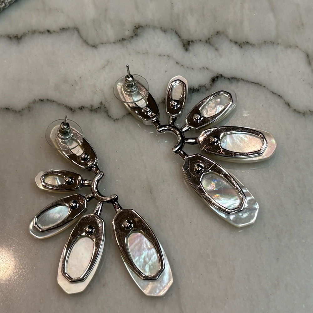 Kendra Scott Ashlyn Drop Down Earrings Same Day Shipping - Picture 4 of 7